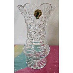 Waterford Crystal Clara 7"  Vase Made In IRELAND